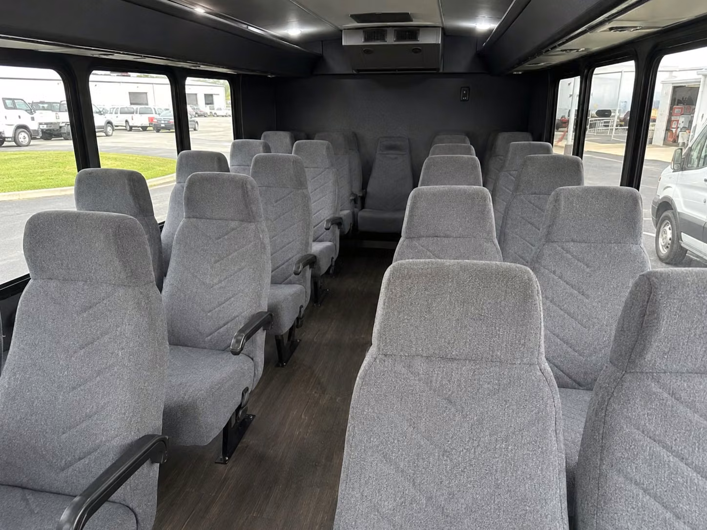 15 passenger minibus inside
