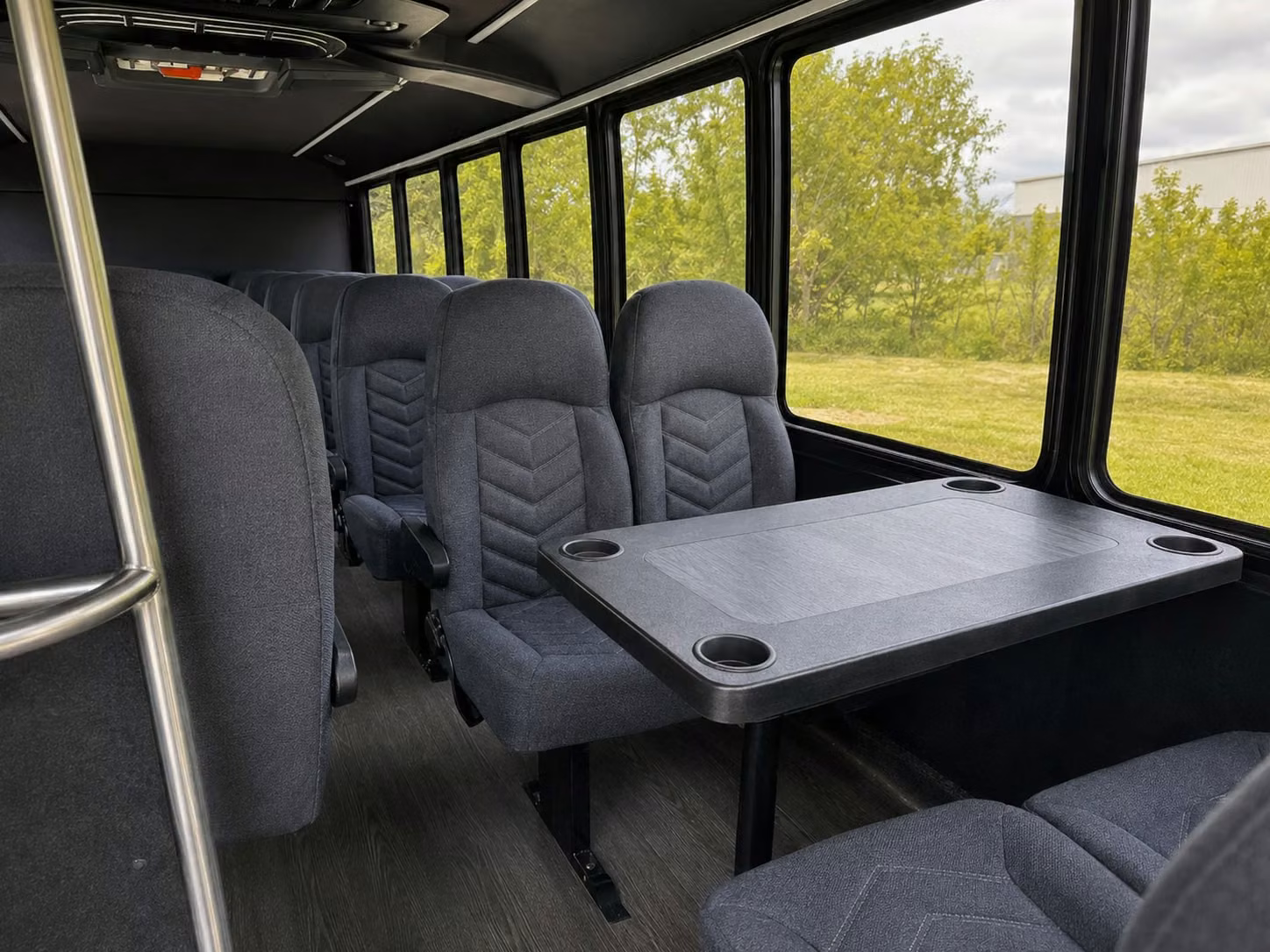 15 passenger minibus interior