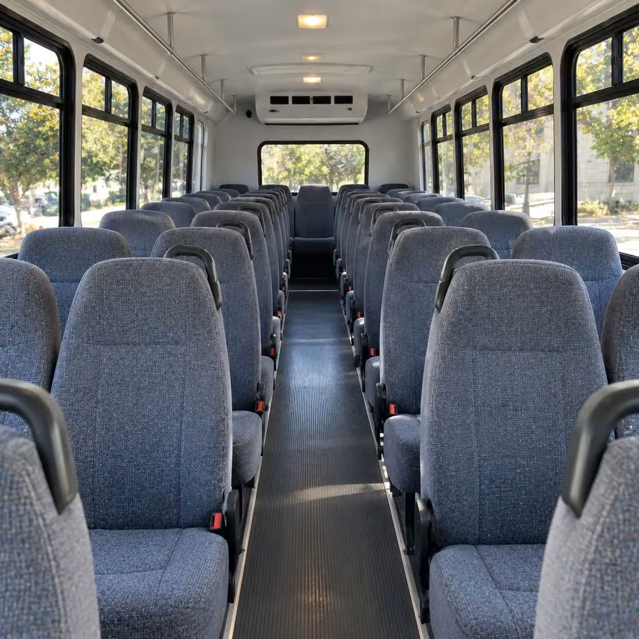 28 passenger minibus inside