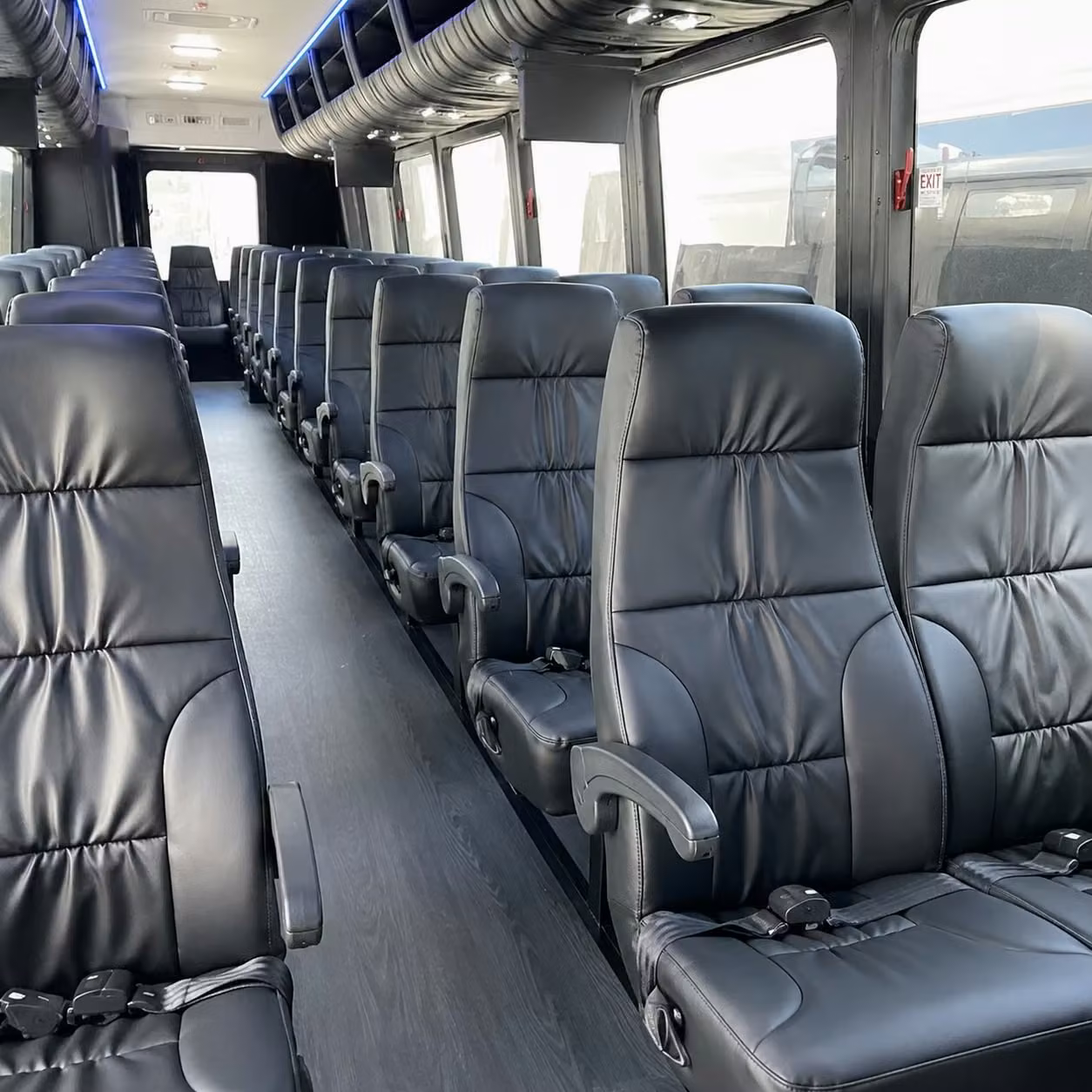 30 passenger minibus inside
