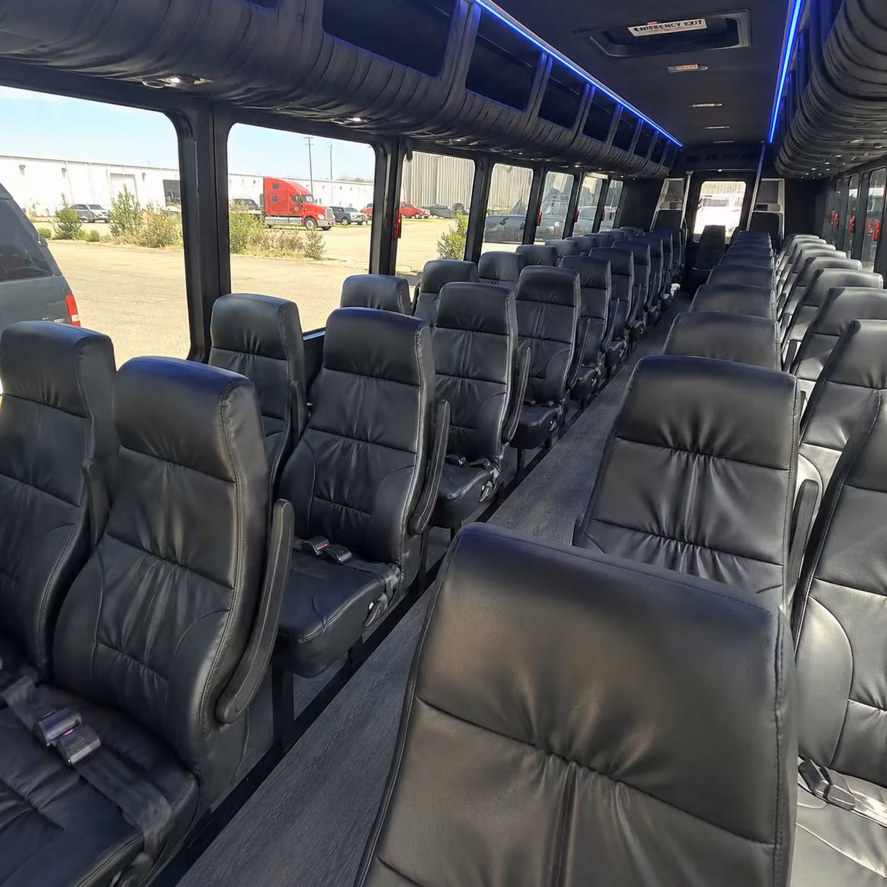 30 passenger minibus interior