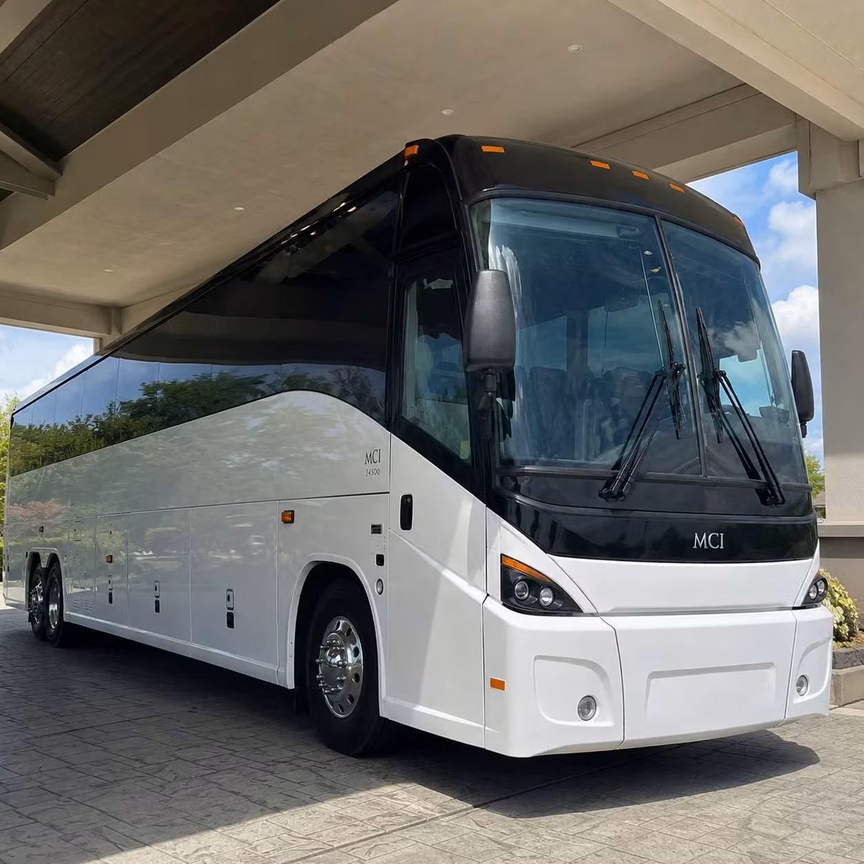 instead of splitting your group into rideshares rent one bus for your olathe airport transfer